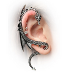 boucle d oreille dragon trompe l oeil gothique