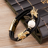 bracelet dragon perle naturelle blanche