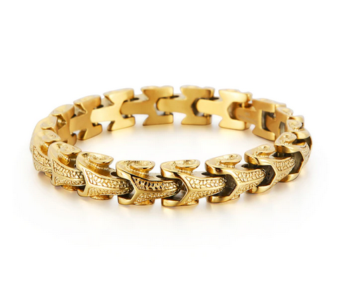 bracelet dragon dore