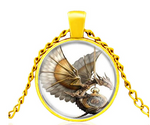 collier pendentif dragon or jaune