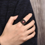 bague dragon rouge