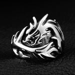 bague dragon style homme