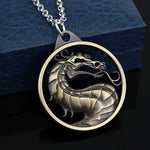 Collier du jeu Mortal Kombat symbole dragon